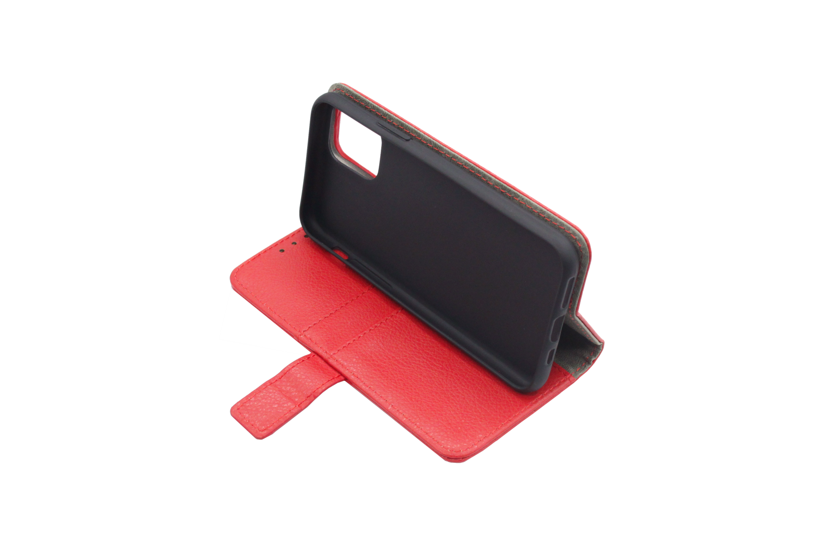 Apple iPhone 11 - Preklopna torbica (WLG) - rdeča - slika 3