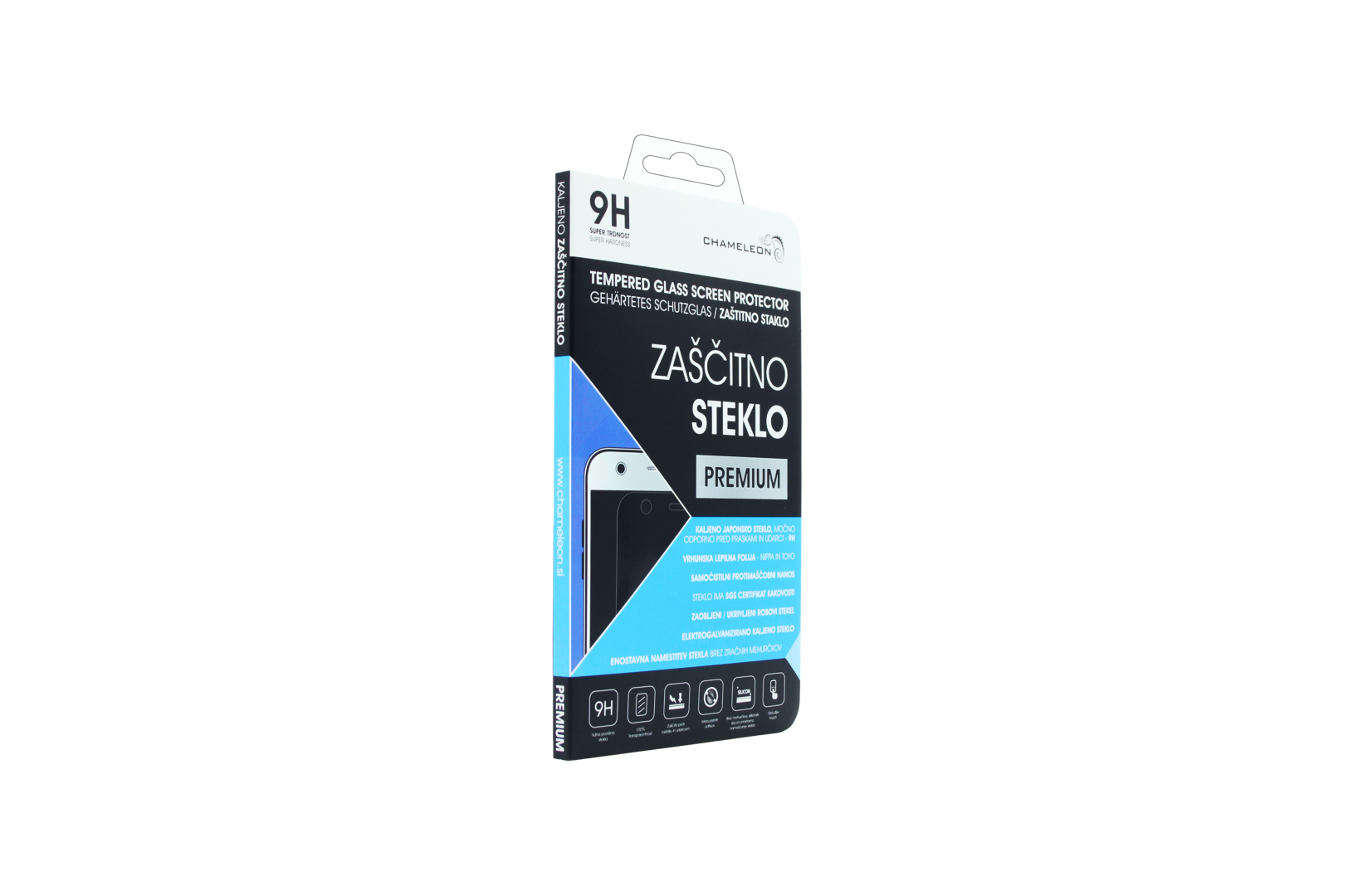 Apple iPhone 12/12 Pro - Zaščitno steklo Premium - črno do roba (0